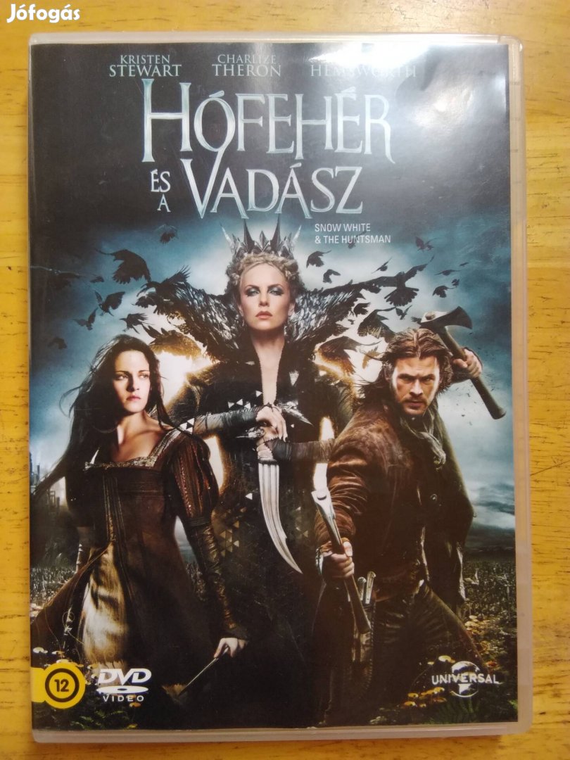 Hófehér és a vadász dvd Kristen Stewart 