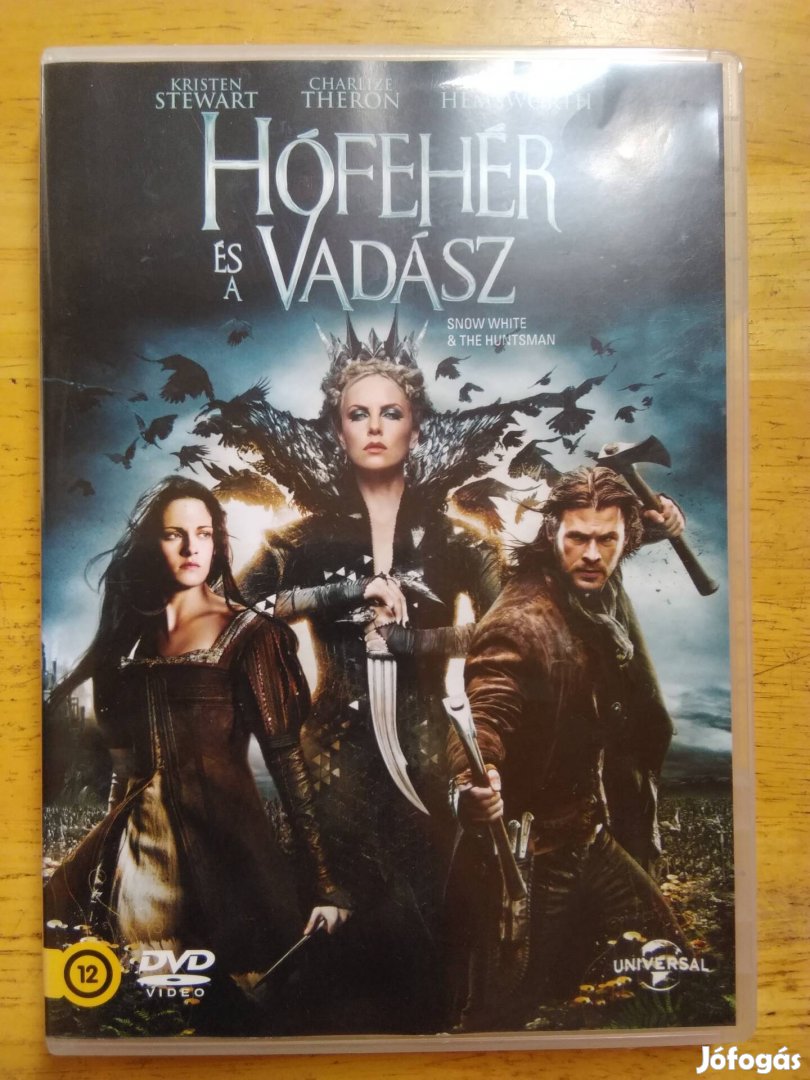 Hófehér és a vadász újszerű dvd Kristen Stewart 