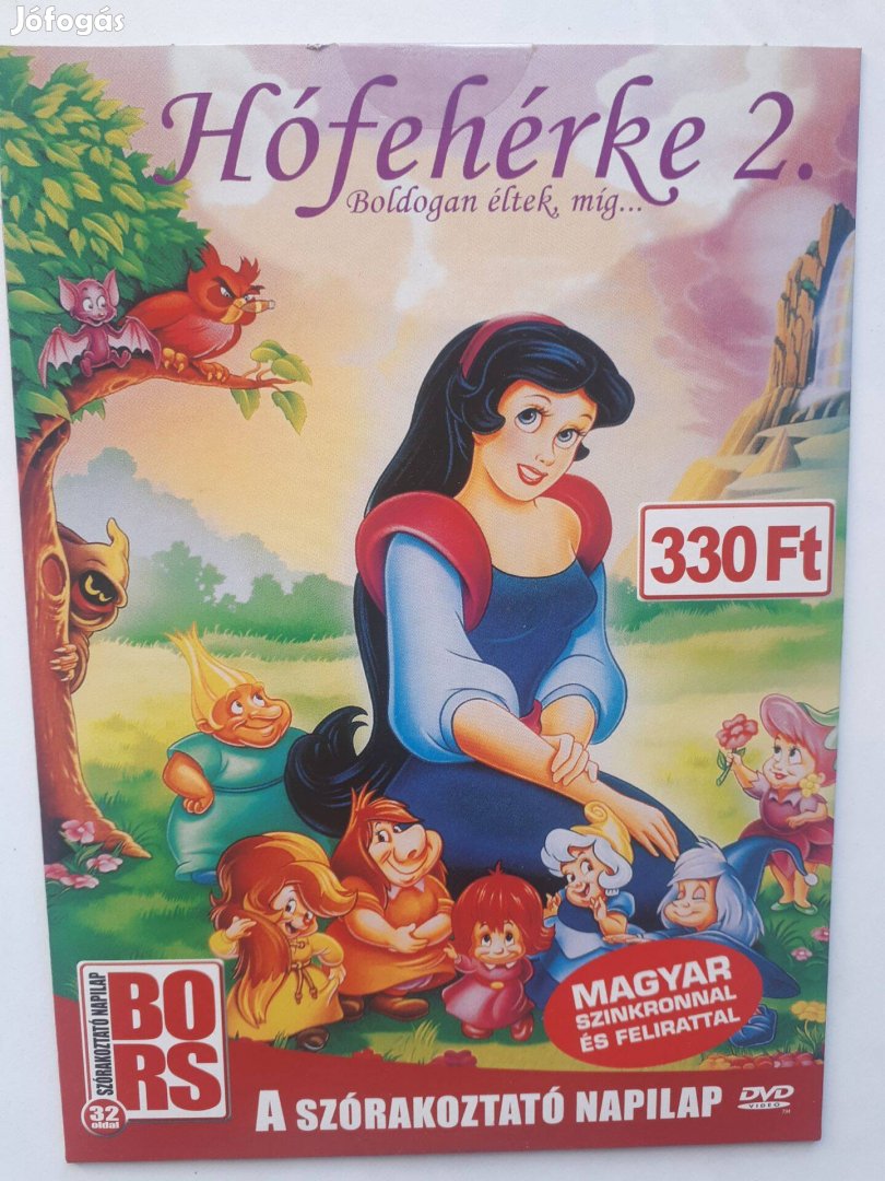 Hófehérke 2. - (rajzfilm) papírtokos DVD (posta 255 Ft)