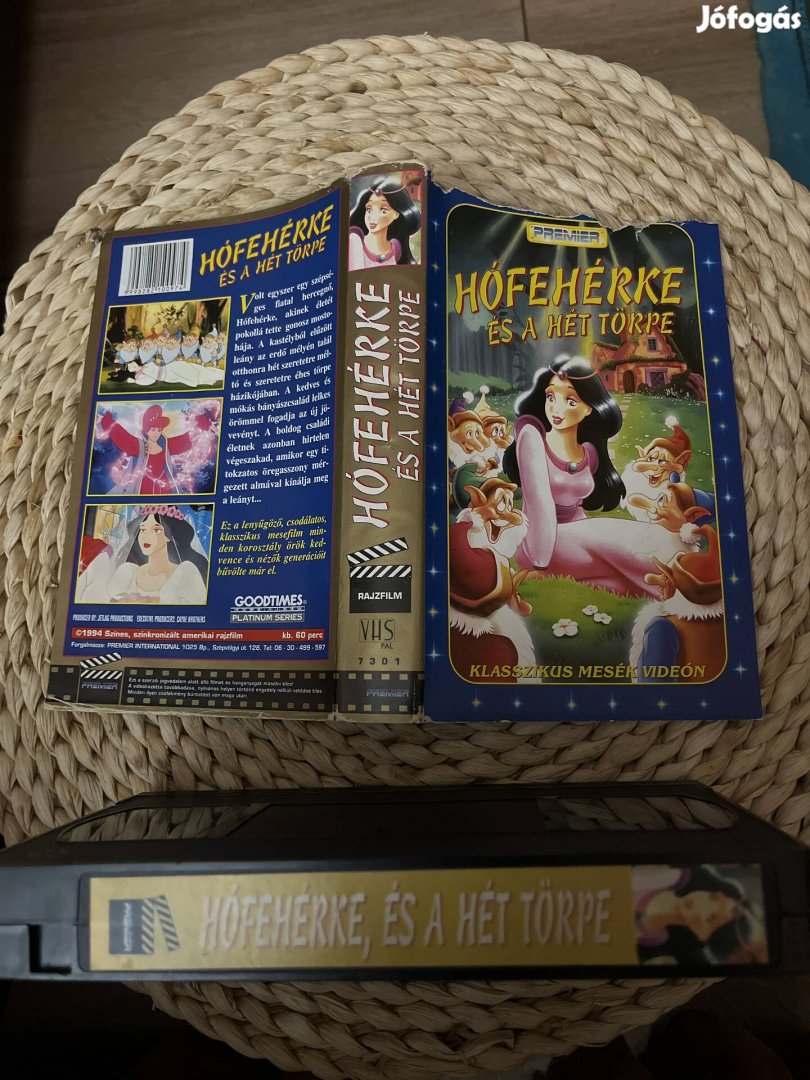 Hófehérke és a hét törpe vhs r