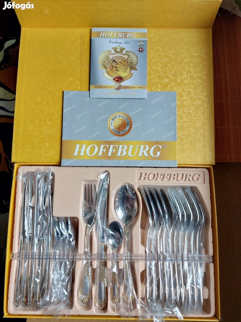 Hoffburg evőeszköz készlet, 24 részes. HB24000GS
