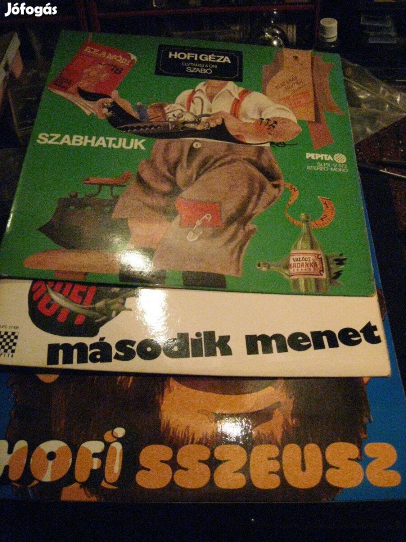 Hofi Géza bakelit LP-k