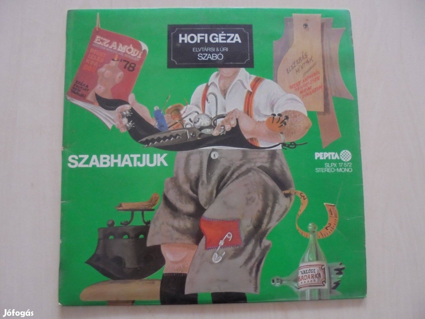 Hofi Géza kabaré - retro bakelit nagylemez 1978