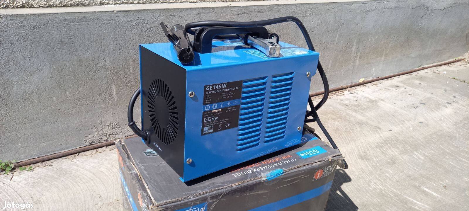 Hőfokszabályzós, minőségi Güde ívhegesztő tartozékokkal,