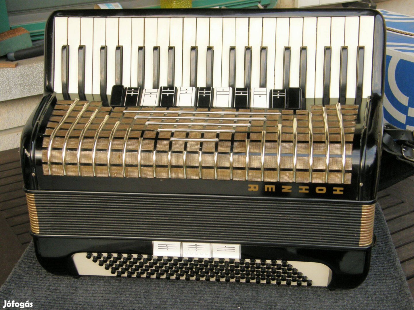 Hohner Atlantic 120 b. profi harmonika tangóharmonika