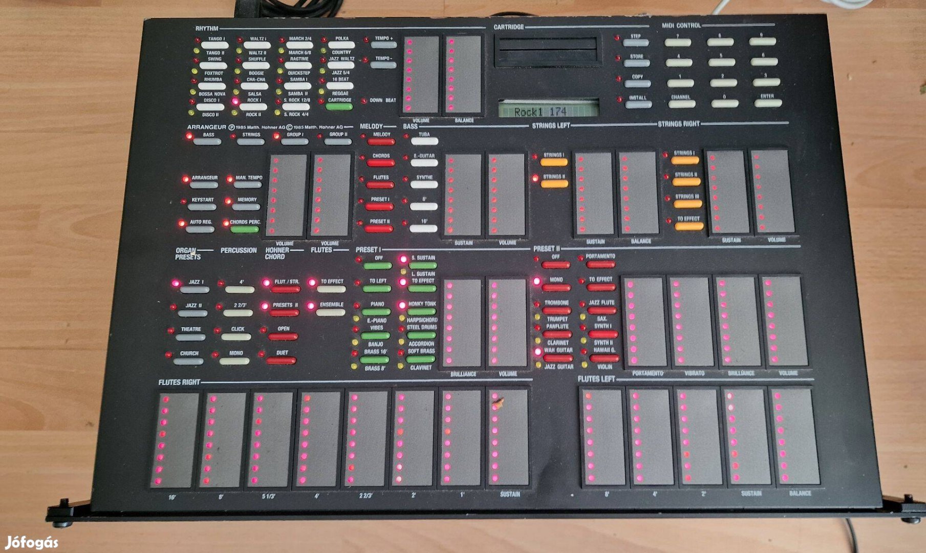 Hohner Vox5 midi, harmonoka expander, erősítő eladó