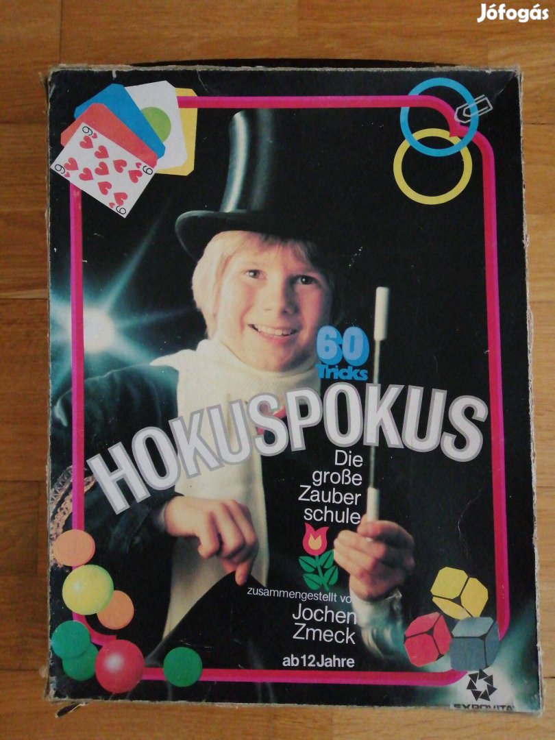 Hokus Pokus retro bűvészkészlet