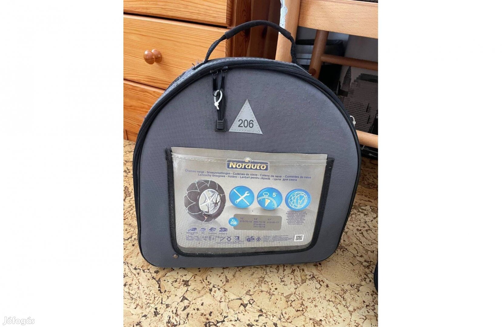Hólánc XL206 új bontatlan szerelésmentes 5 perces automata feszítésű