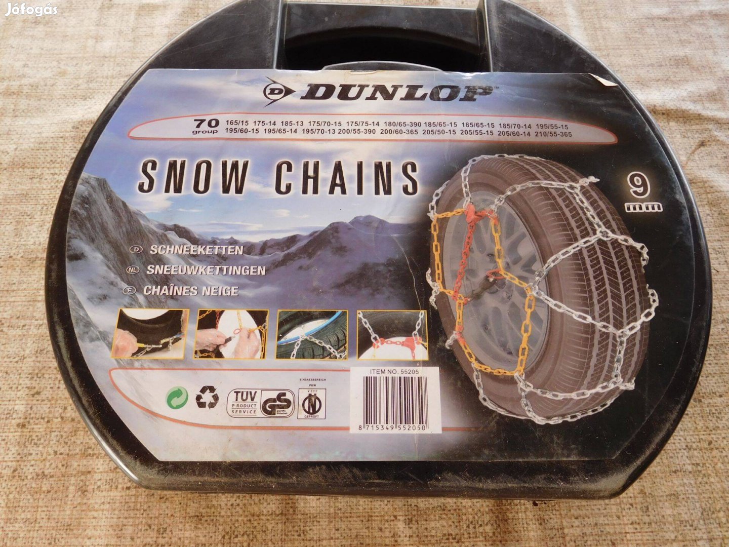 Hólánc, 14-15 colos abroncsokra