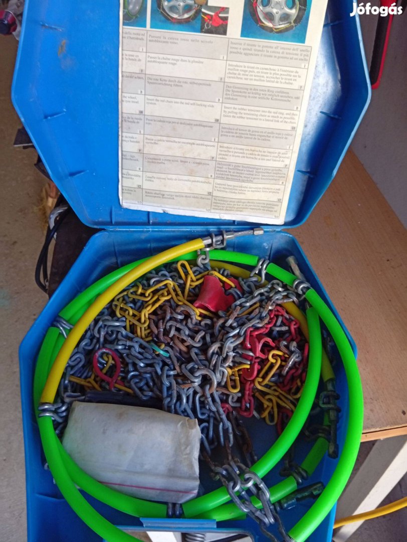 Hólánc szerelési útmutatóval