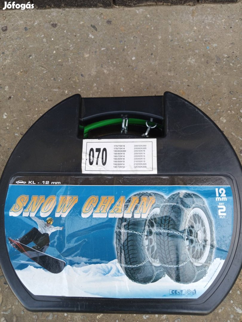 Hólánc új állapotban, a képen látható 18 kerékméretre használható!