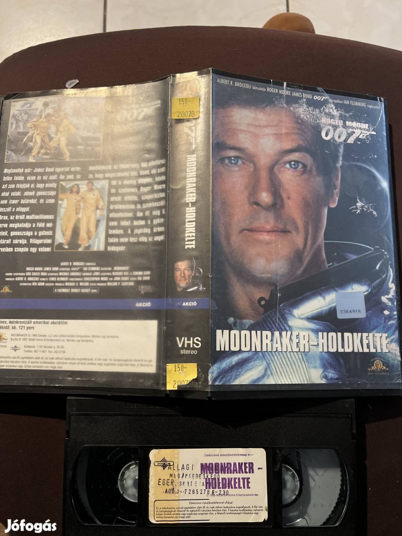 Holdkelte 007 akció vhs