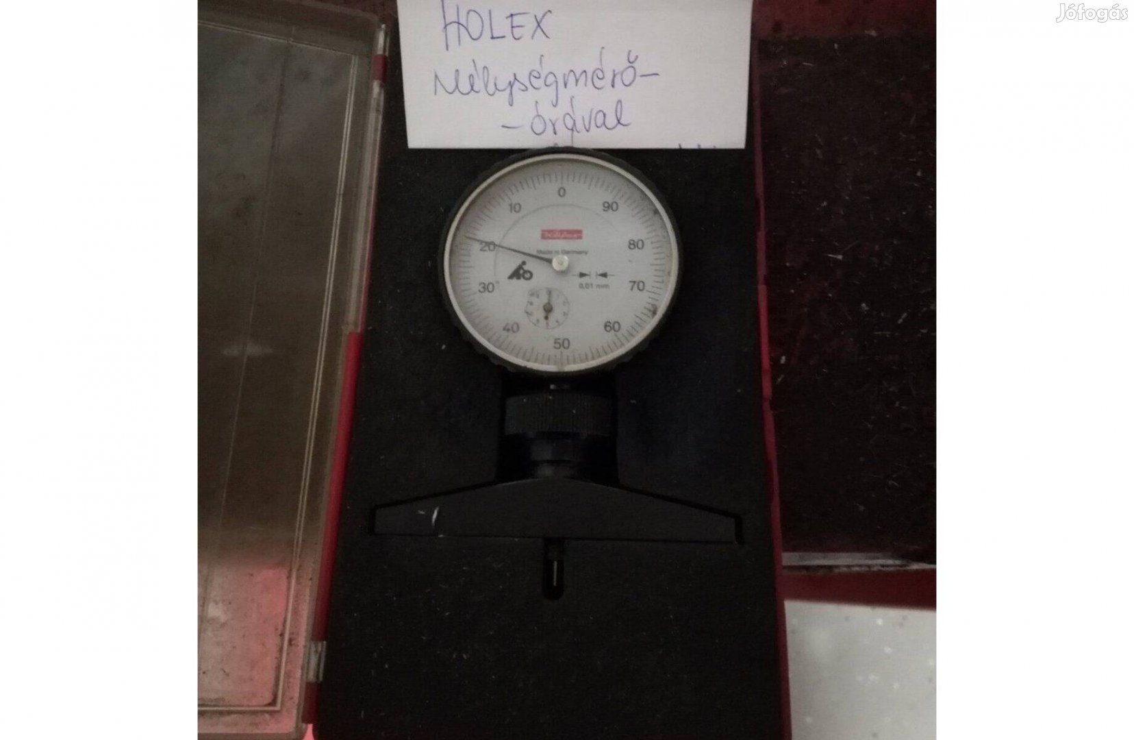 Holex Analóg Mélységmérő készülék mérőórával 10 mm
