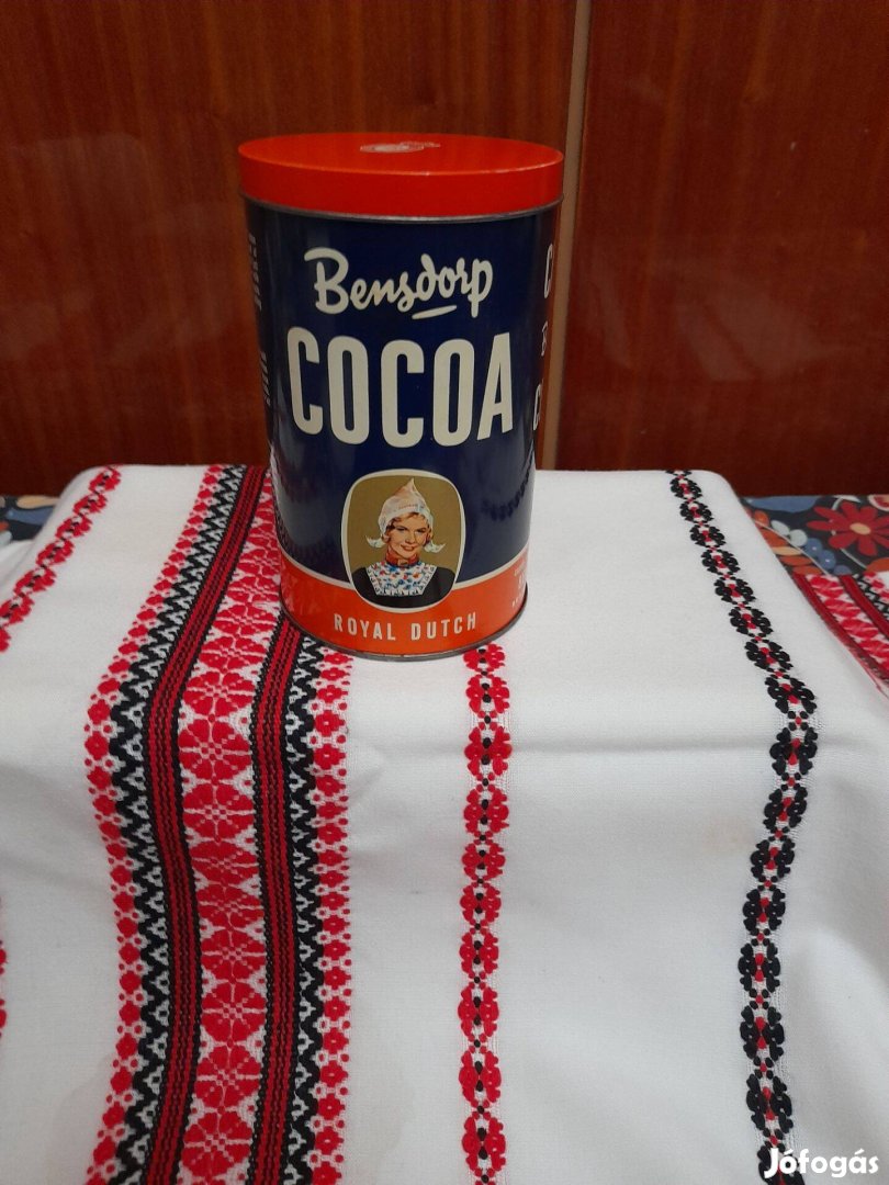 Holland Cacao fém doboz megkímélt állapotban eladó