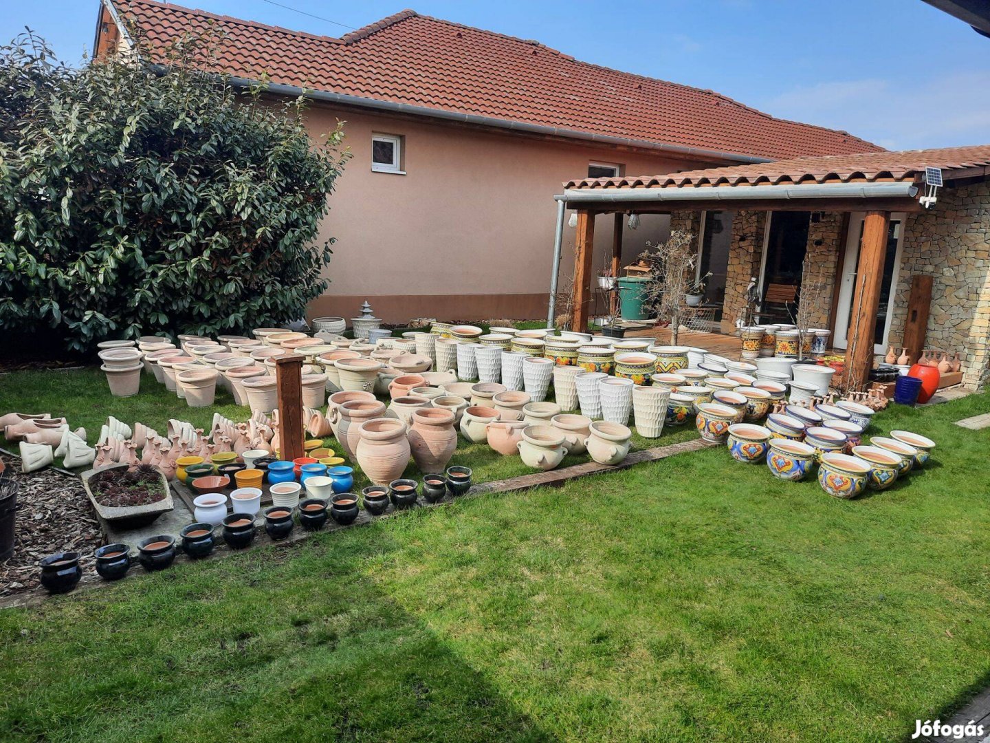 Holland kézműves kerámia kaspók,virág tartók