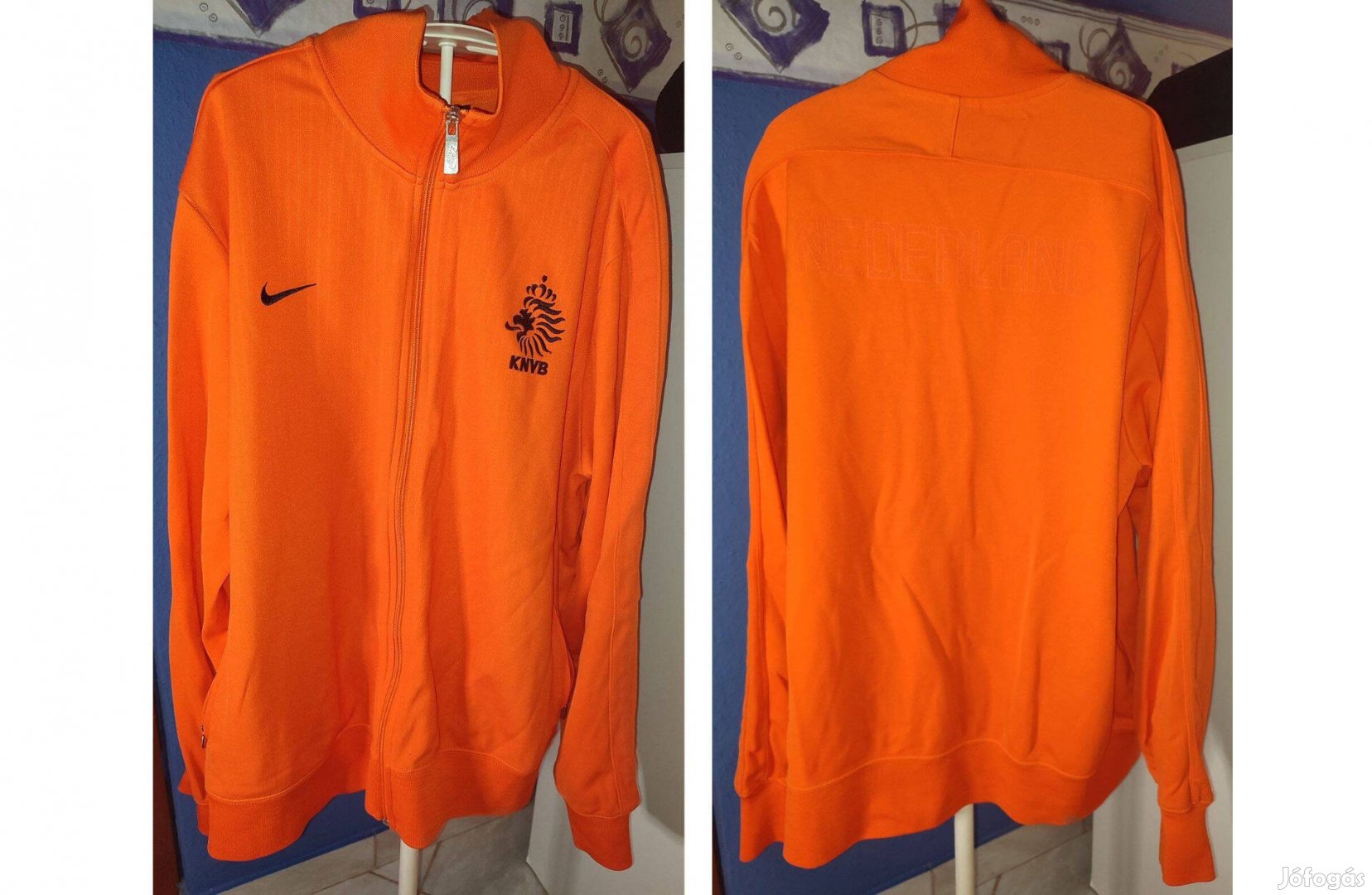 Holland válogatott eredeti Nike cipzáras felső (2XL-es)