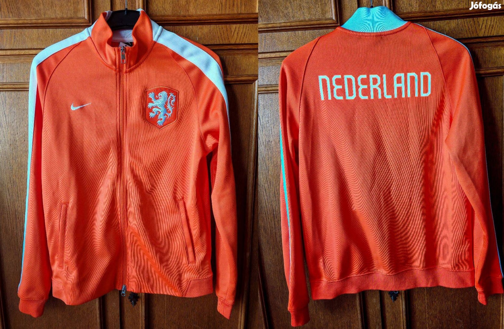Holland válogatott eredeti Nike cipzáras felső (M-es)