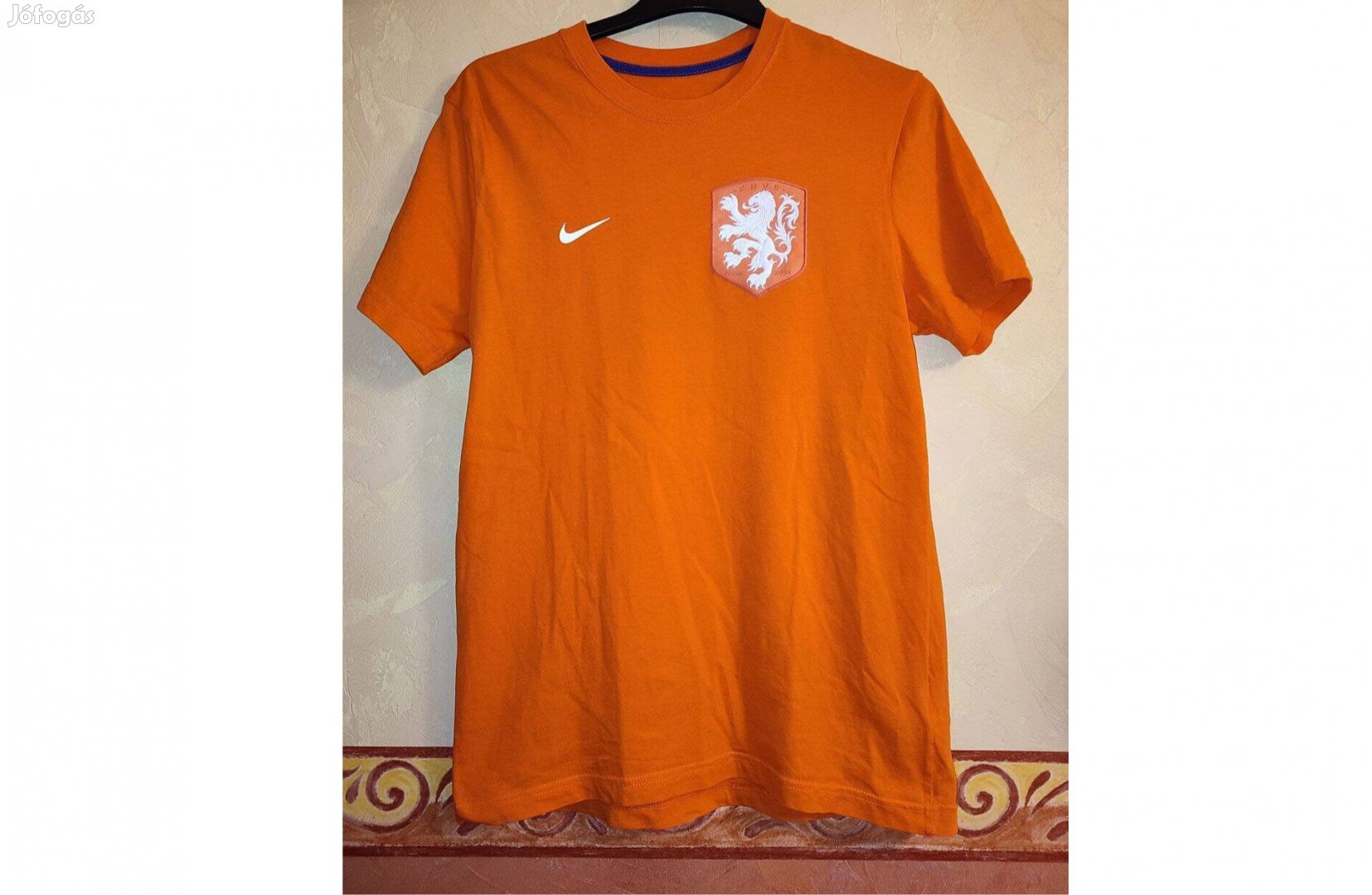 Holland válogatott eredeti Nike narancssárga póló (L)