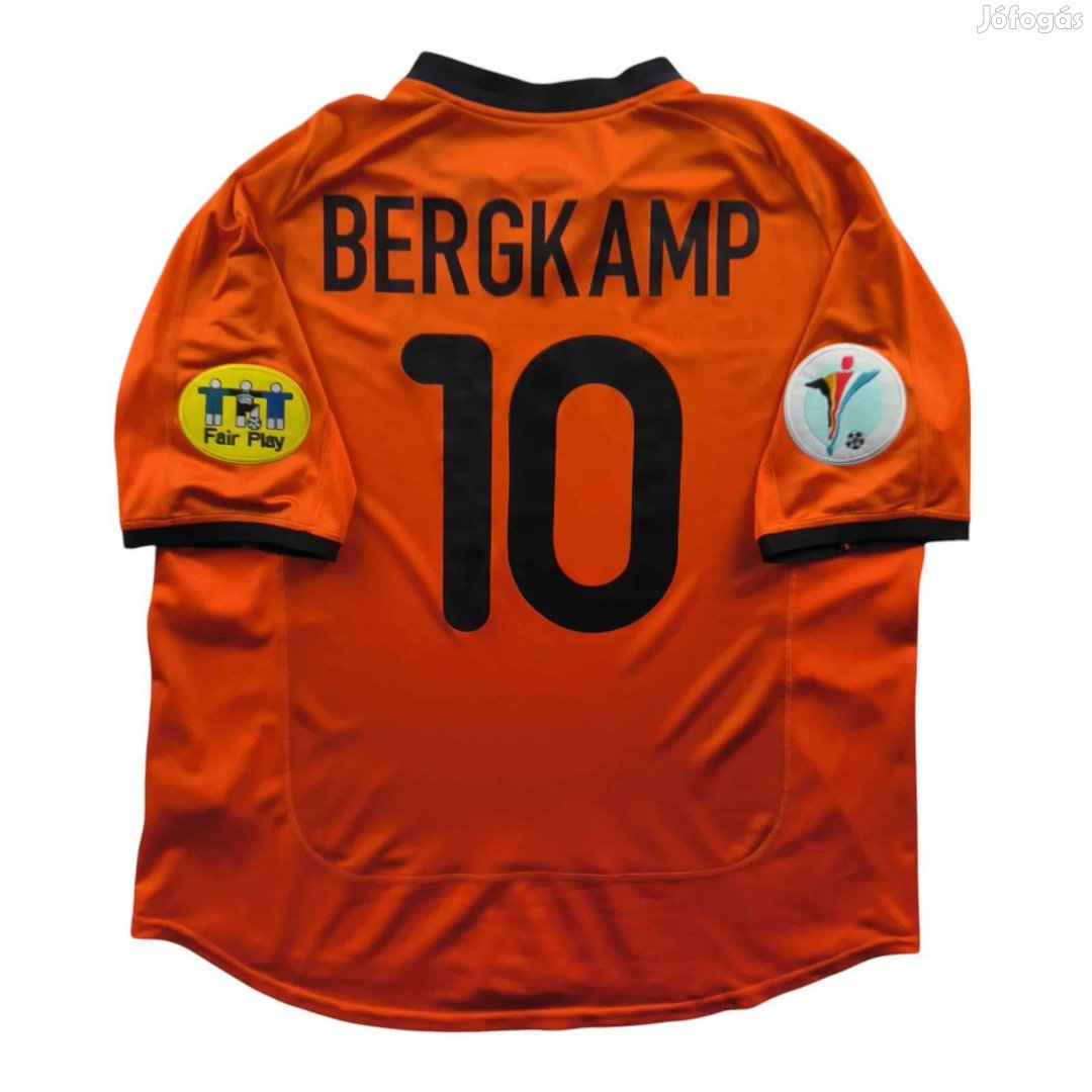 Hollandia 2000-02 Nike hazai Dennis Bergkamp foci mez XXL-es