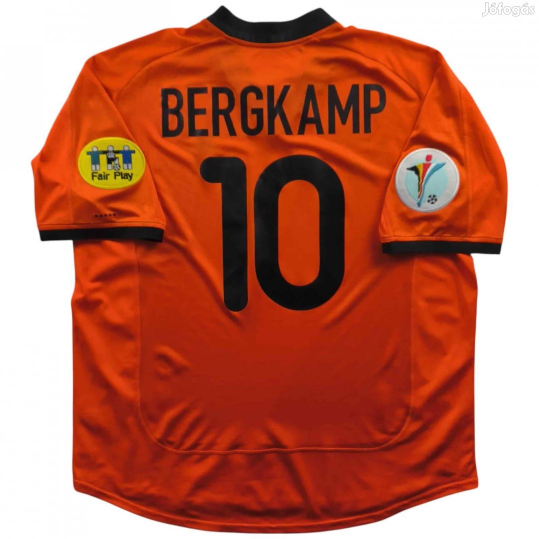 Hollandia 2000-02 Nike hazai Dennis Bergkamp foci mez XXL-es