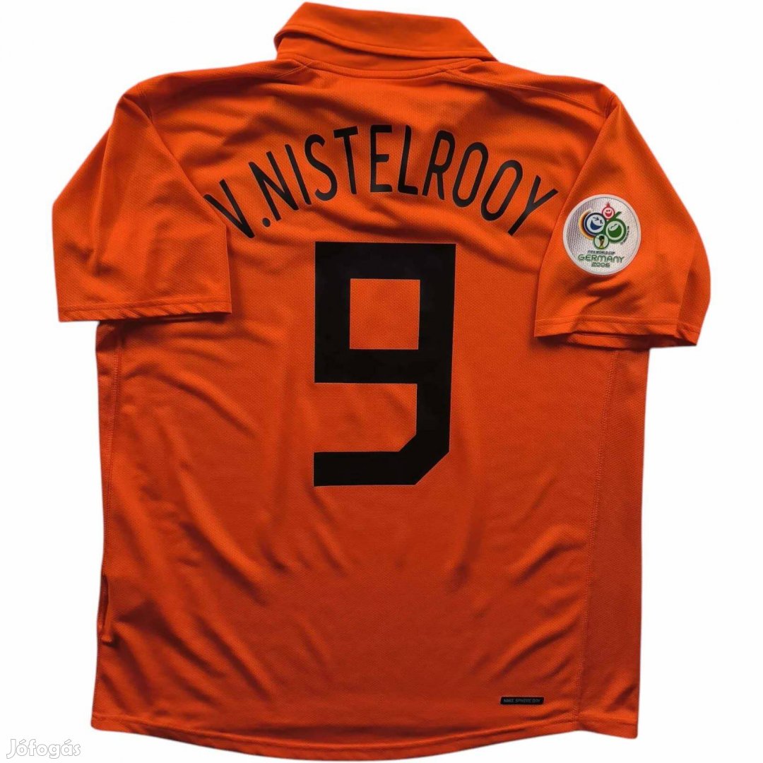 Hollandia 2006-08 Nike hazai Ruud van Nistelrooy foci mez L-es