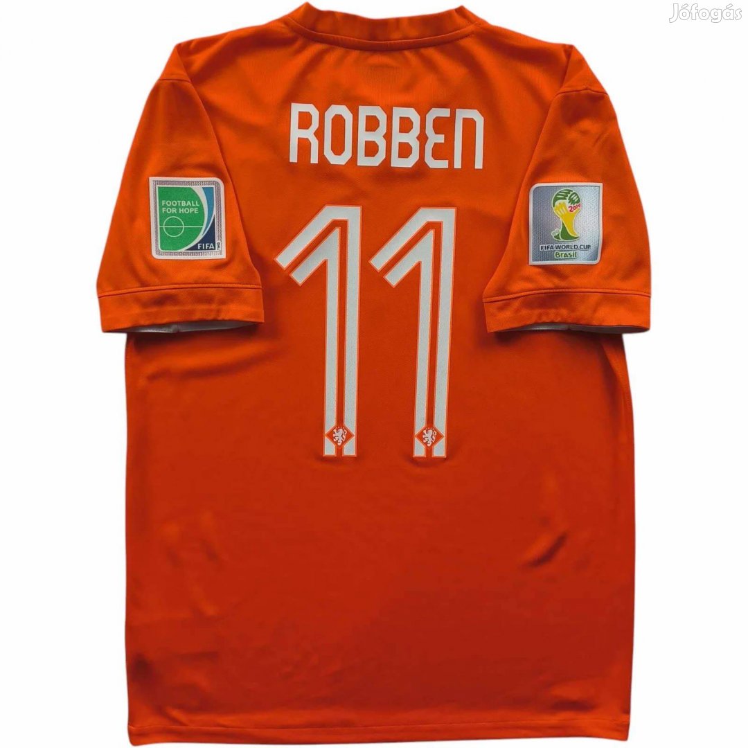 Hollandia 2014-16 Nike hazai Arjen Robben foci mez M-es