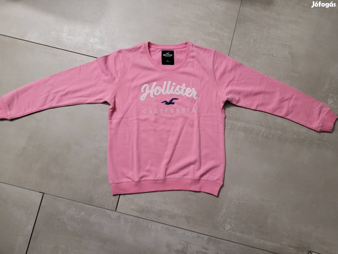 Hollister női / lány rózsaszín felső pulóver XL