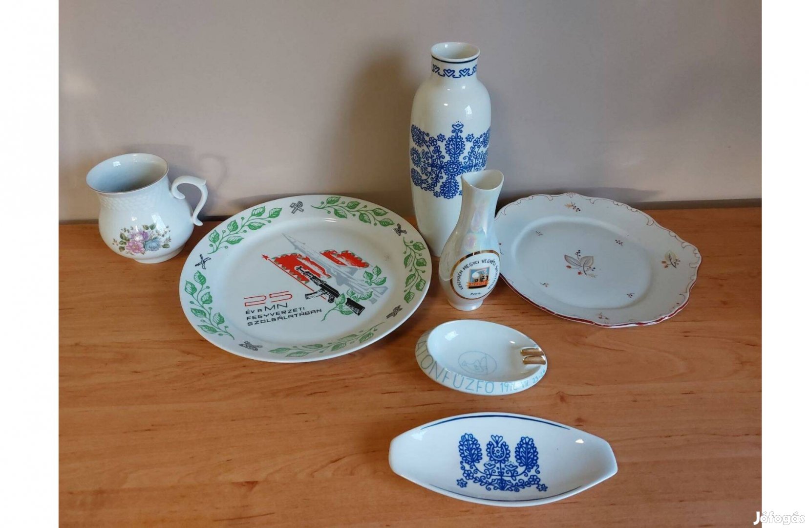 Hollóháza porcelán, egyben eladó