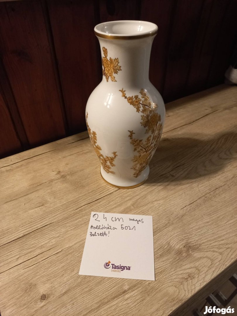 Hollóháza váza kancsó porcelán