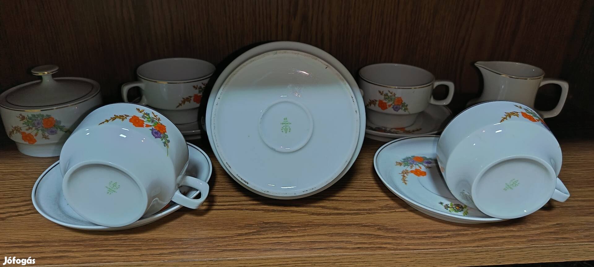 Hollóházi Állatfigurák 6 Részes teáskészlet