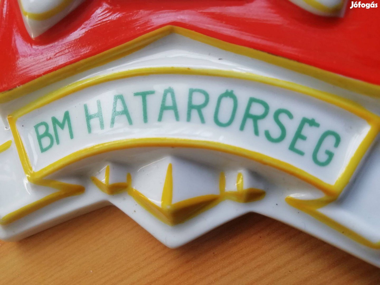 Hollóházi BM Határörség porcelán