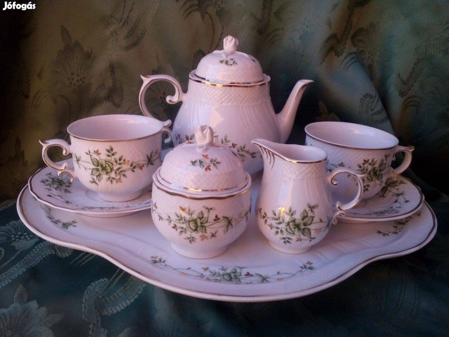 Hollóházi Erika Mintás Tete Készlet Teáskészlet 2