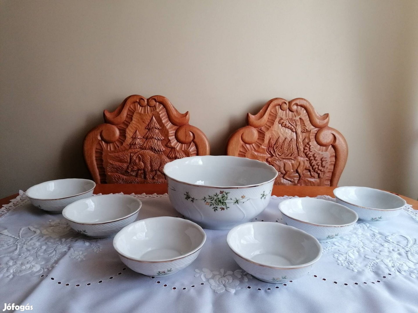 Hollóházi Erika kompótos készlet