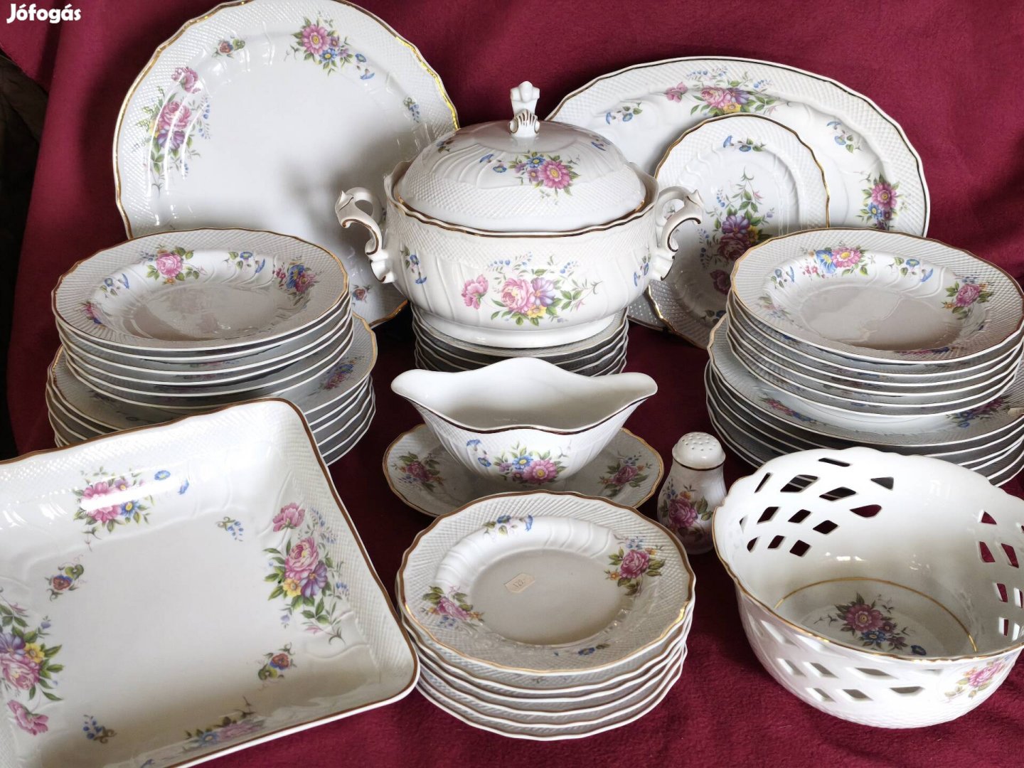 Hollóházi Hajnalka 12 személyes étkészlet