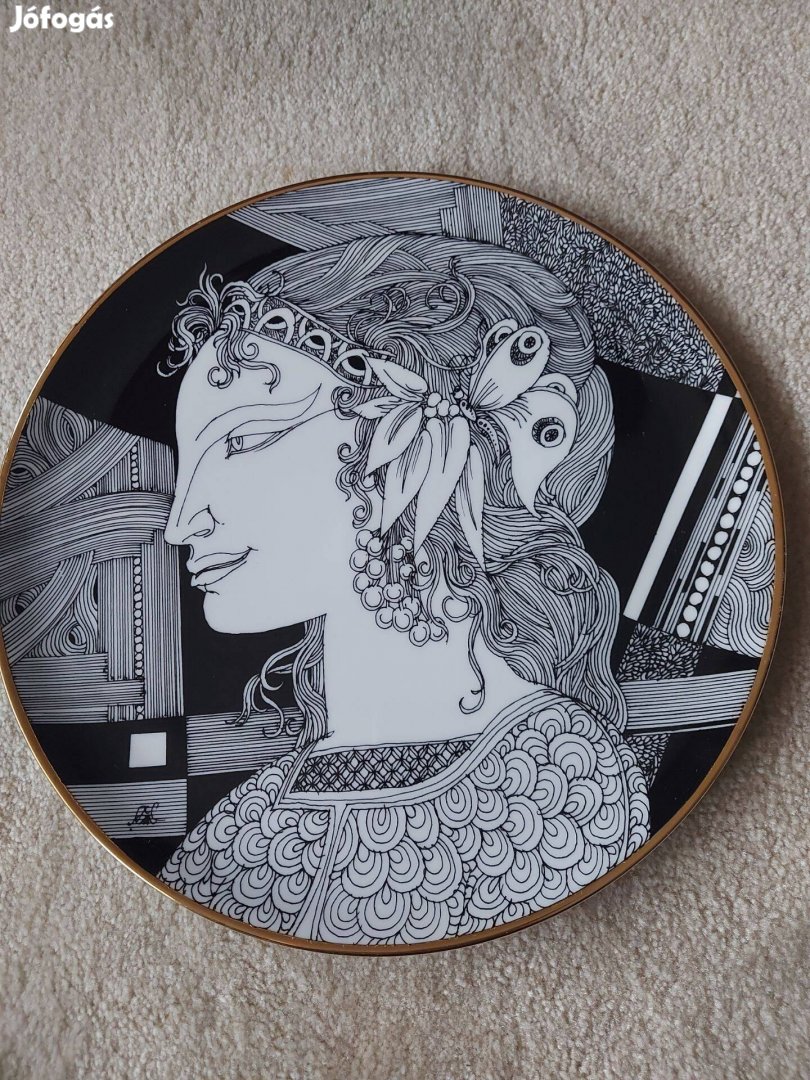 Hollóházi Szász Endre falitál