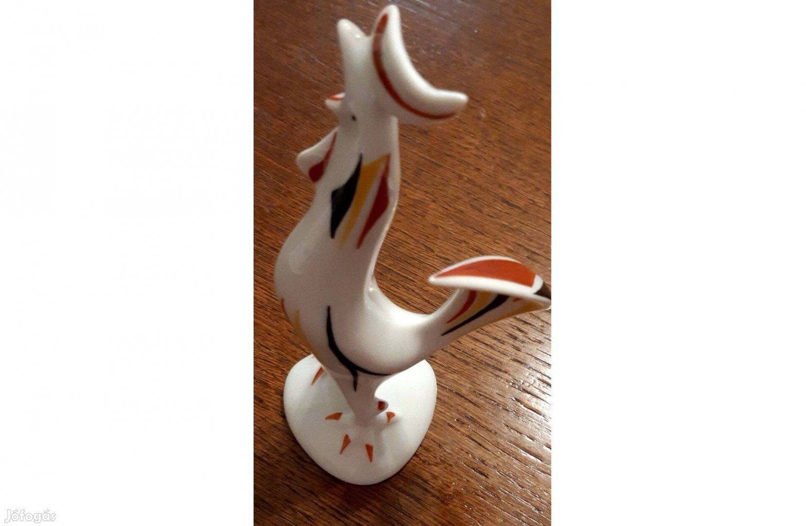 Hollóházi art deco kakas porcelán figura eladó