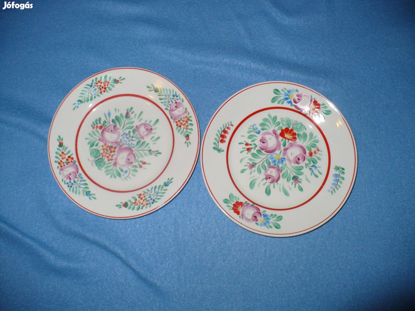 Hollóházi kézzel festett tányérok