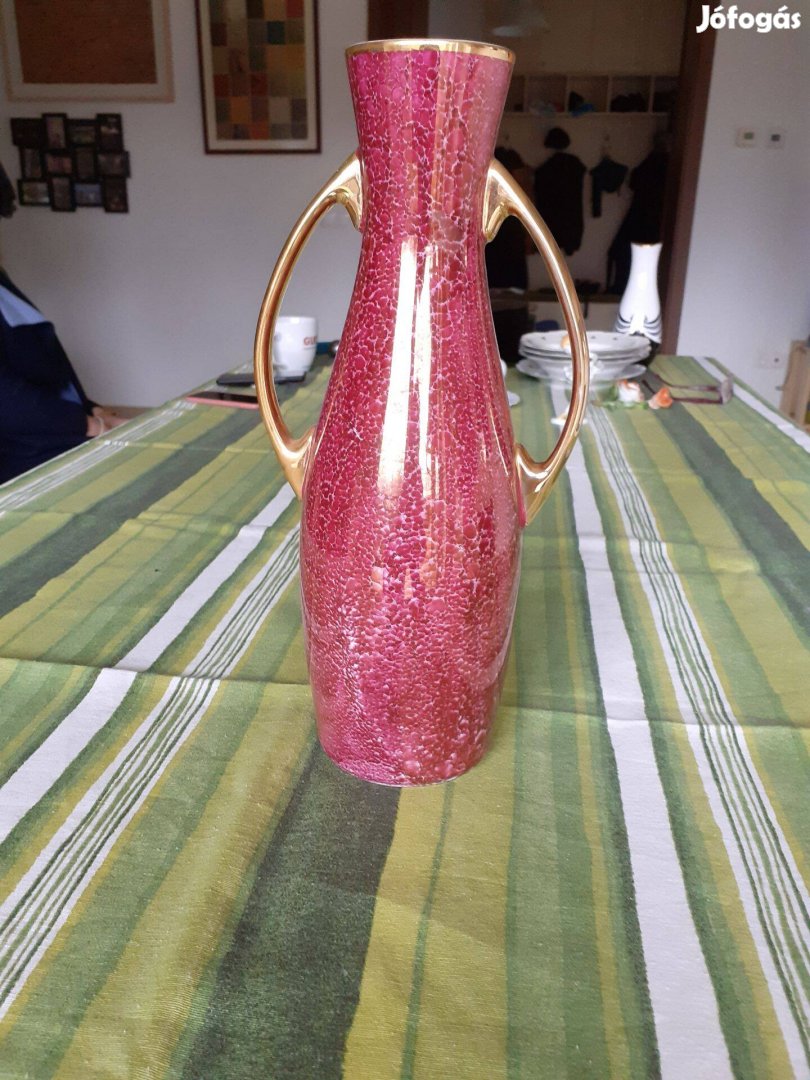 Hollóházi lüszteres váza