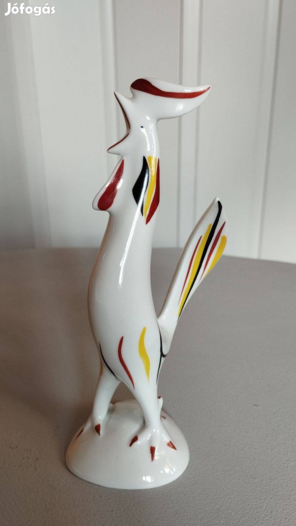 Hollóházi porcelán art deco figura