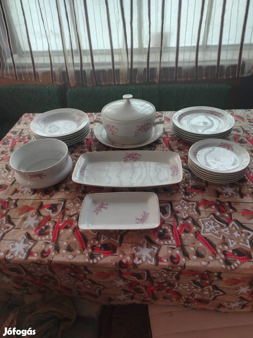 Hollóházi porcelán ét-és teáskészlet!