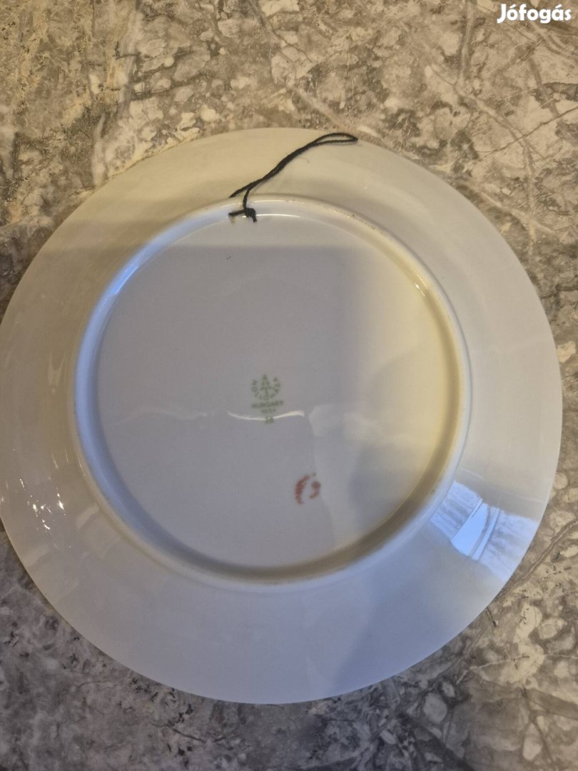Hollóházi porcelán falitányér
