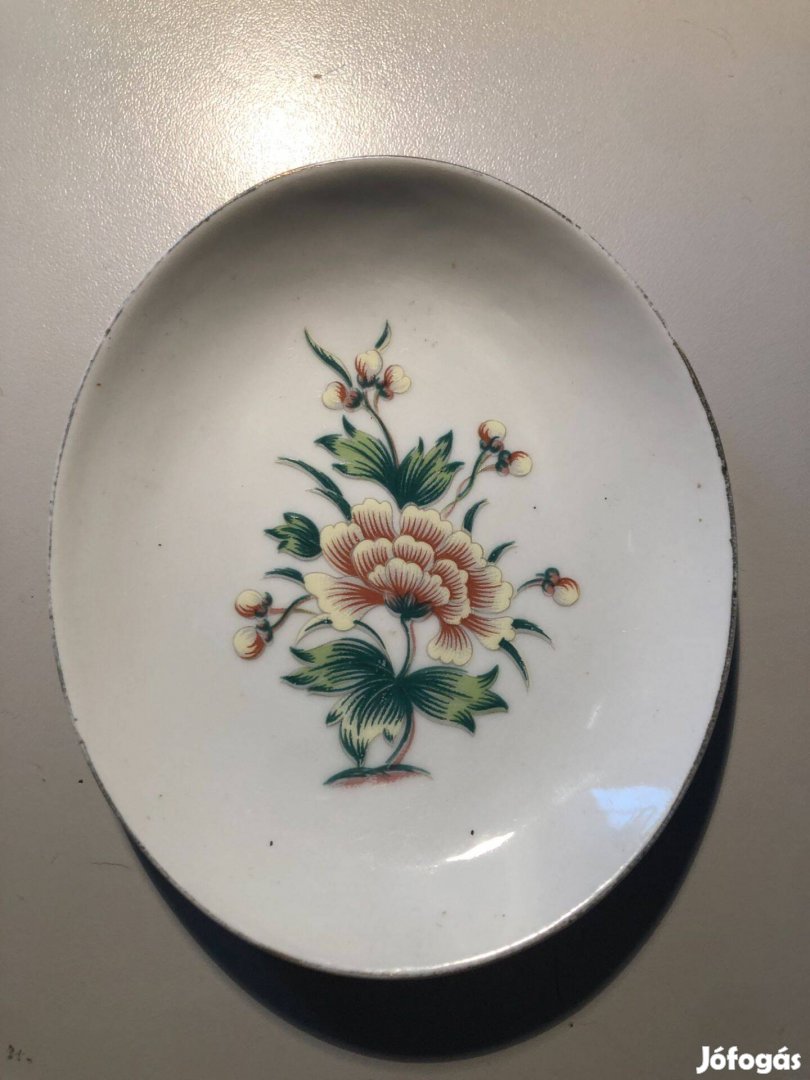 Hollóházi porcelán hamutál