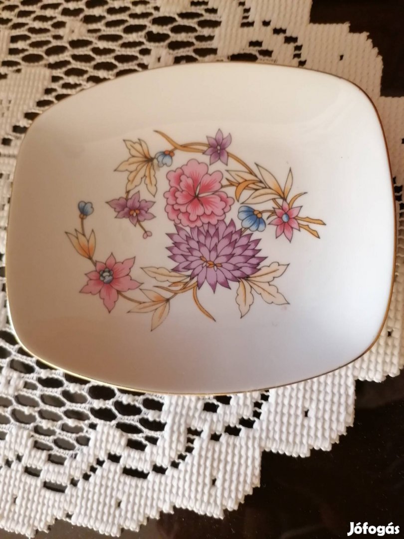 Hollóházi porcelán hamutál