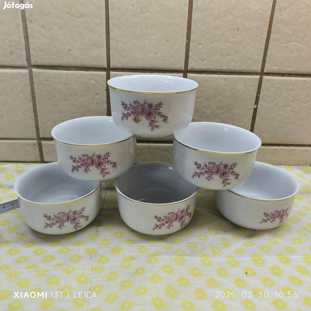 Hollóházi porcelán kompótos készlet eladó!