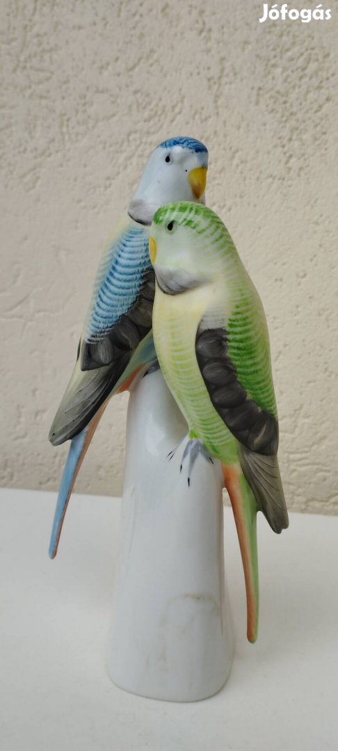 Hollóházi porcelán madarak 17 cm magasság 