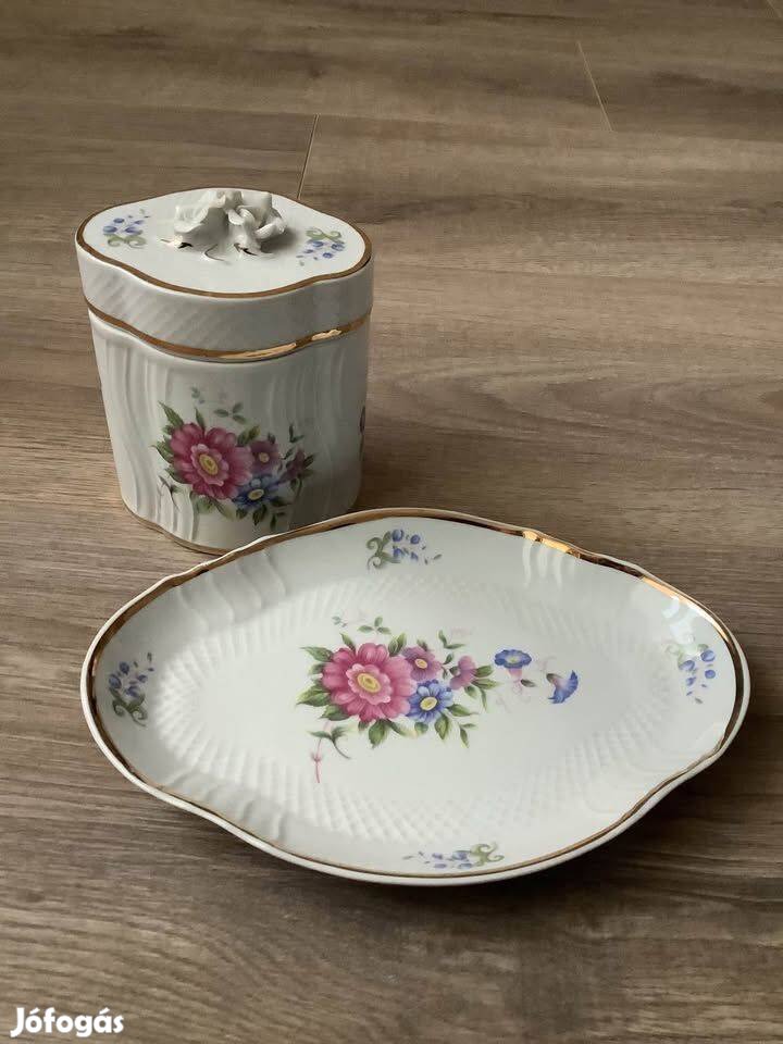 Hollóházi porcelán tartó