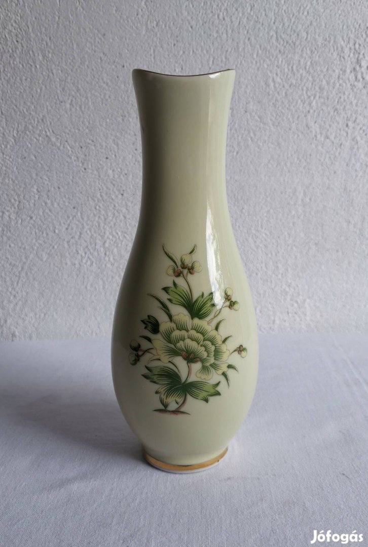 Hollóházi porcelán váza 18cm magas! 