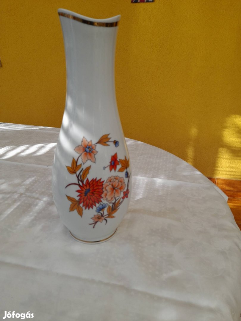 Hollóházi porcelán váza 30 cm magas, eladó