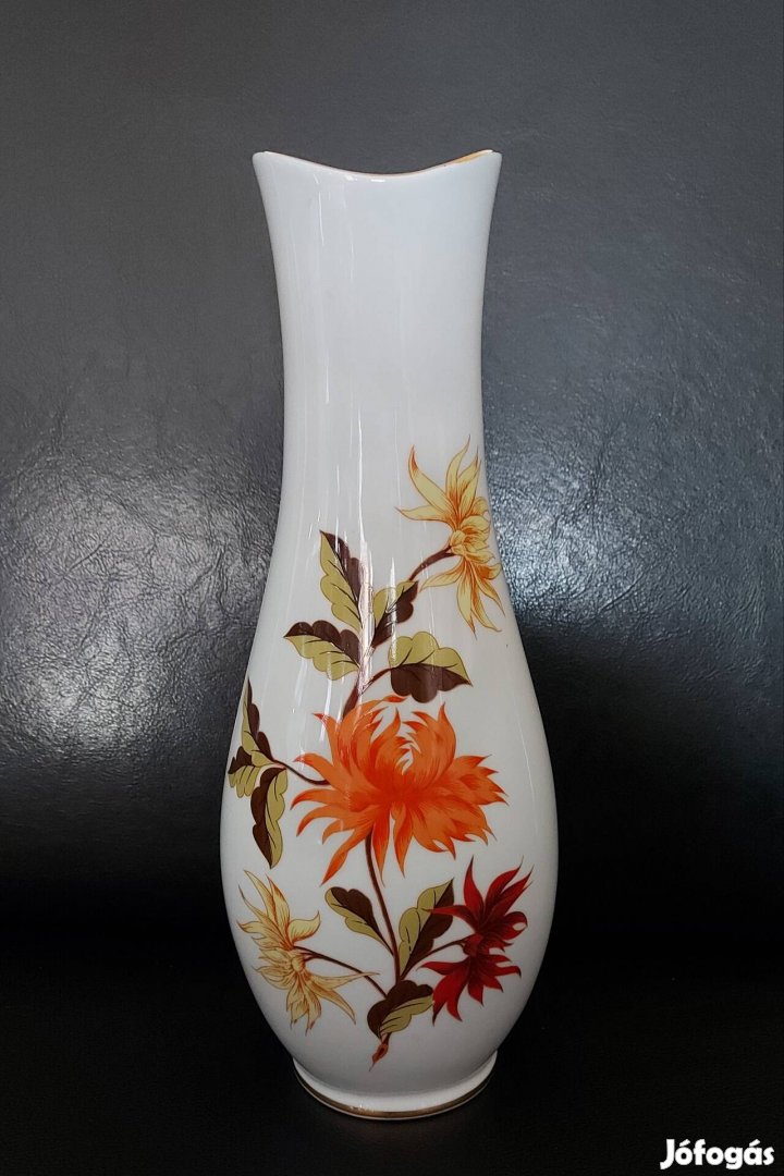 Hollóházi porcelán váza 31cm