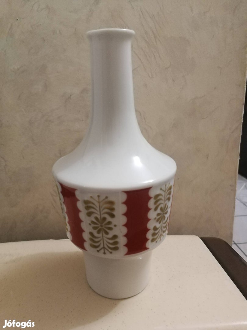 Hollóházi porcelán váza